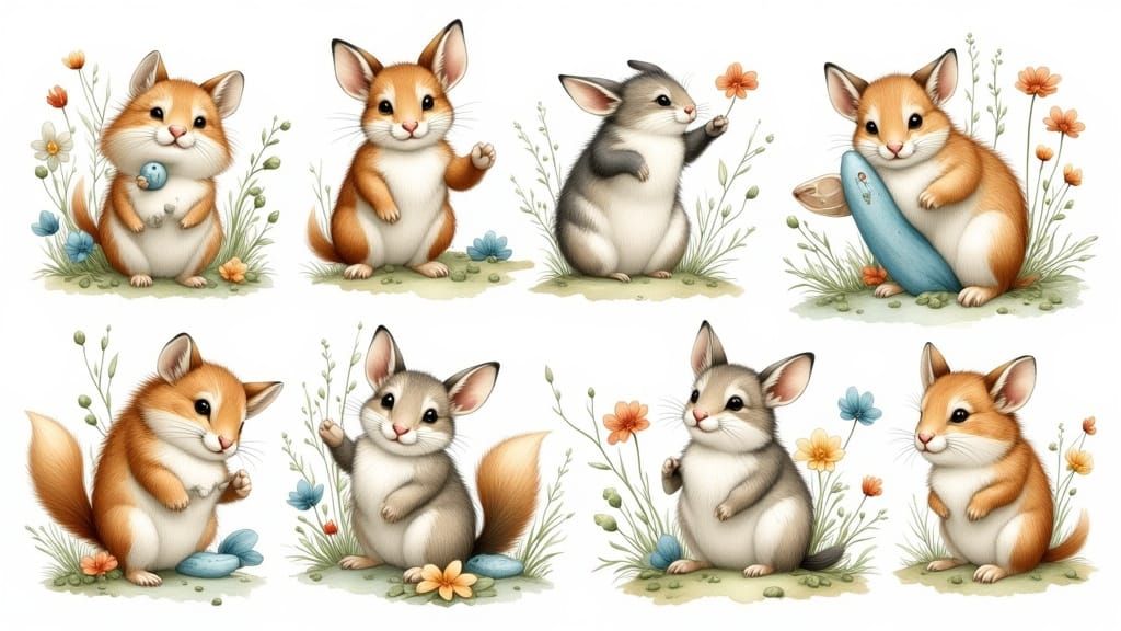 Whimsical Watercolour Illustrations of Enchanted Children's ...