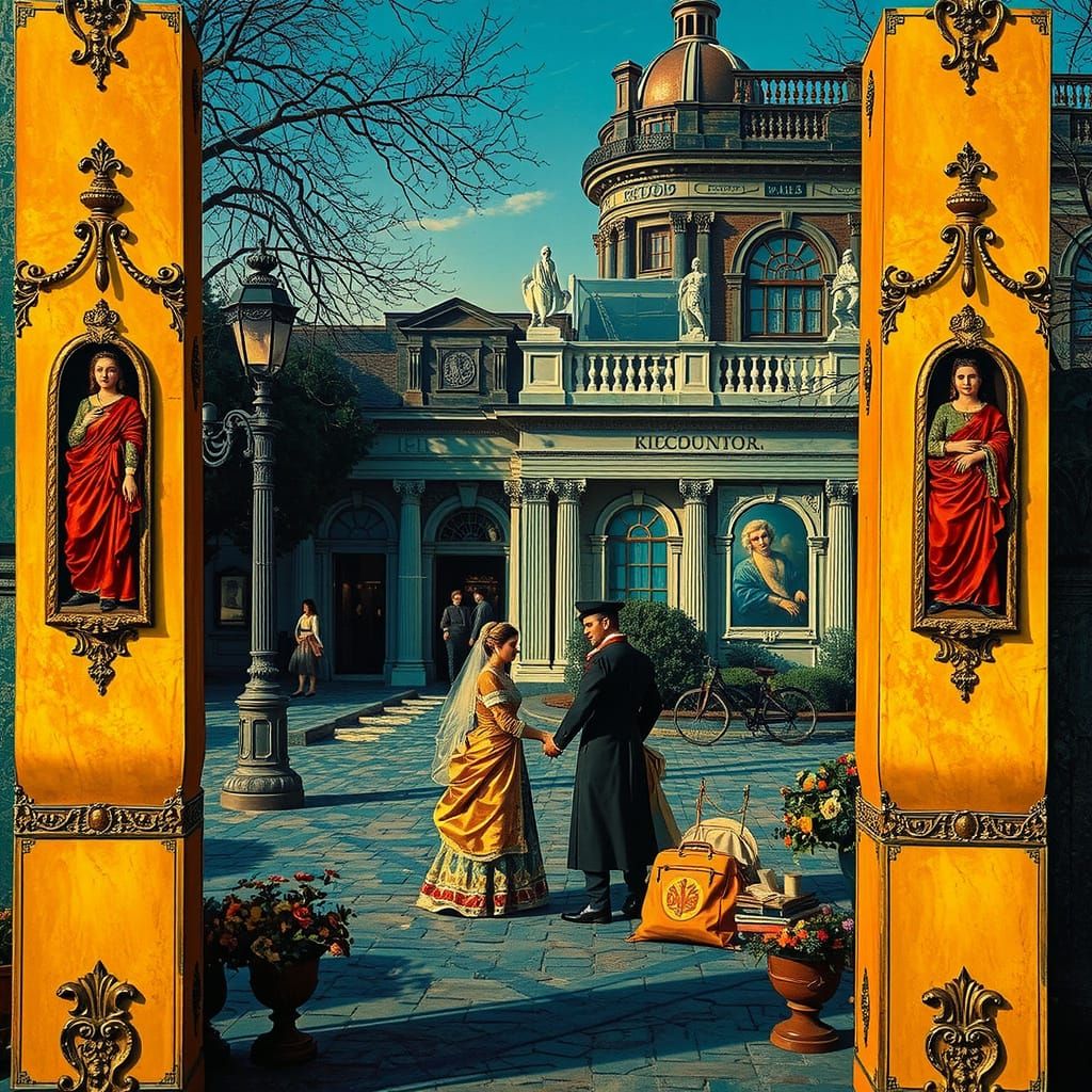 Hyperrealistic Romanticism in Bizarre Baroque Style