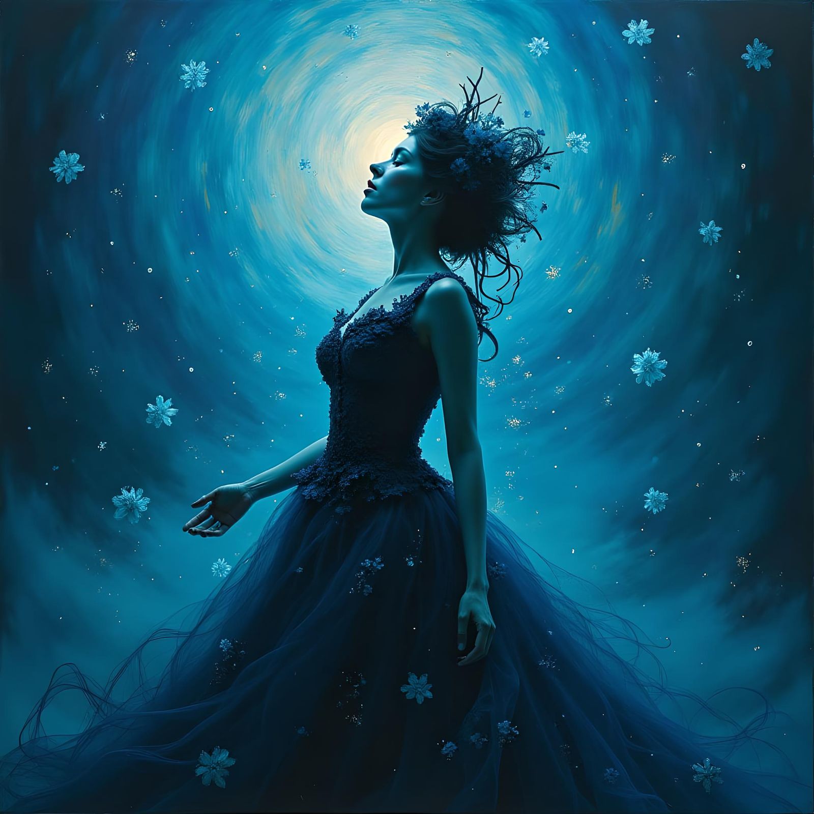 Surreal Victorian Mind in Retro Glam Style