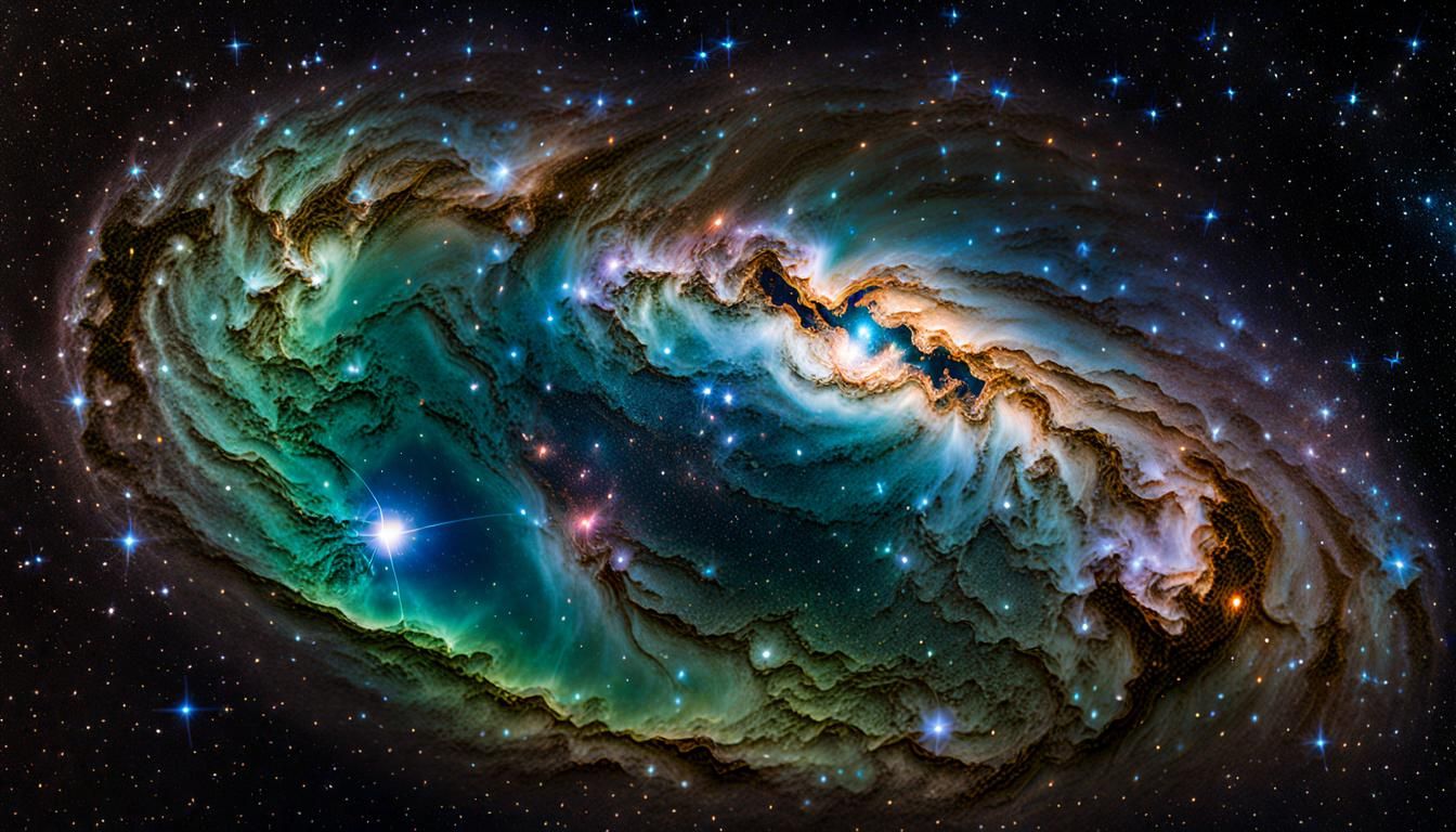 Delphinus Constellation in the Milky Way