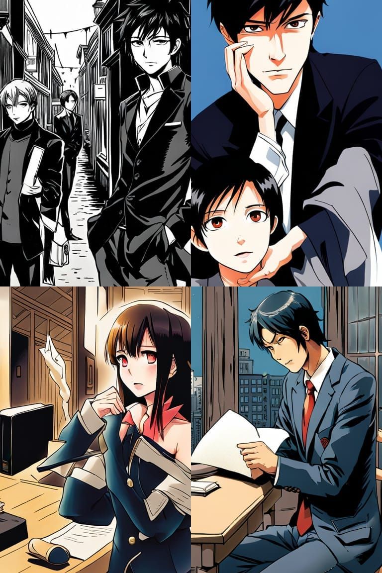 Ethereal Manga Illustration in Asano Style