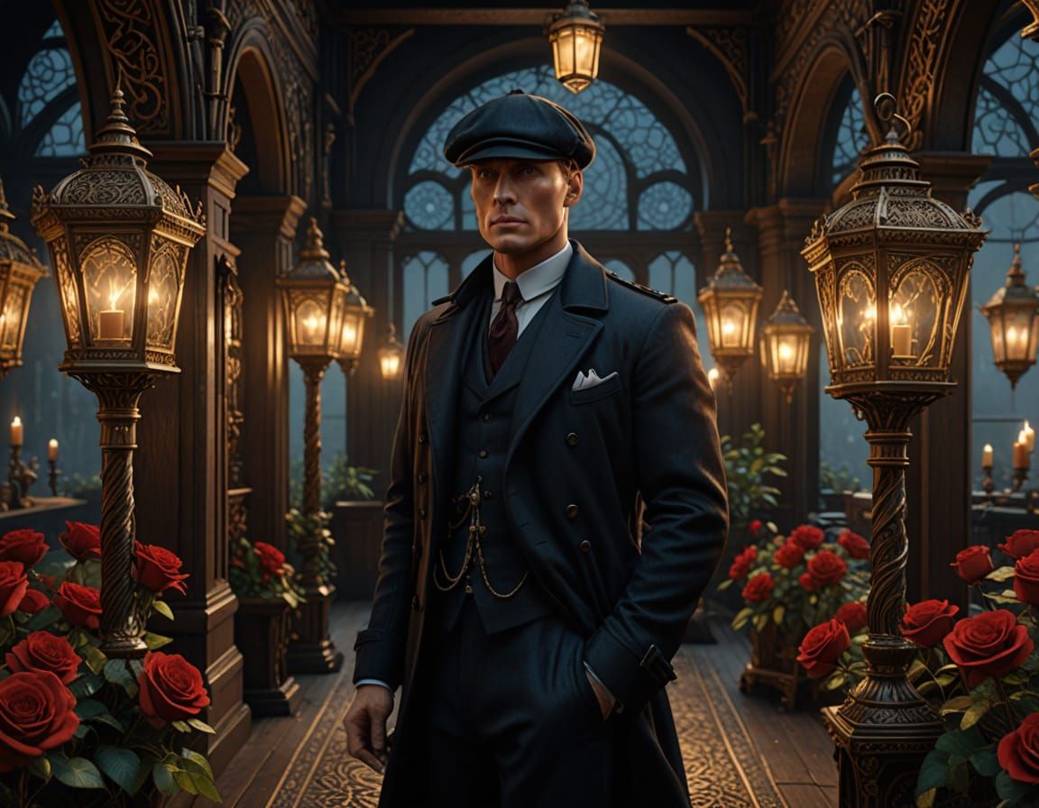 Sensual Tommy Shelby in Steampunk Fantasy
