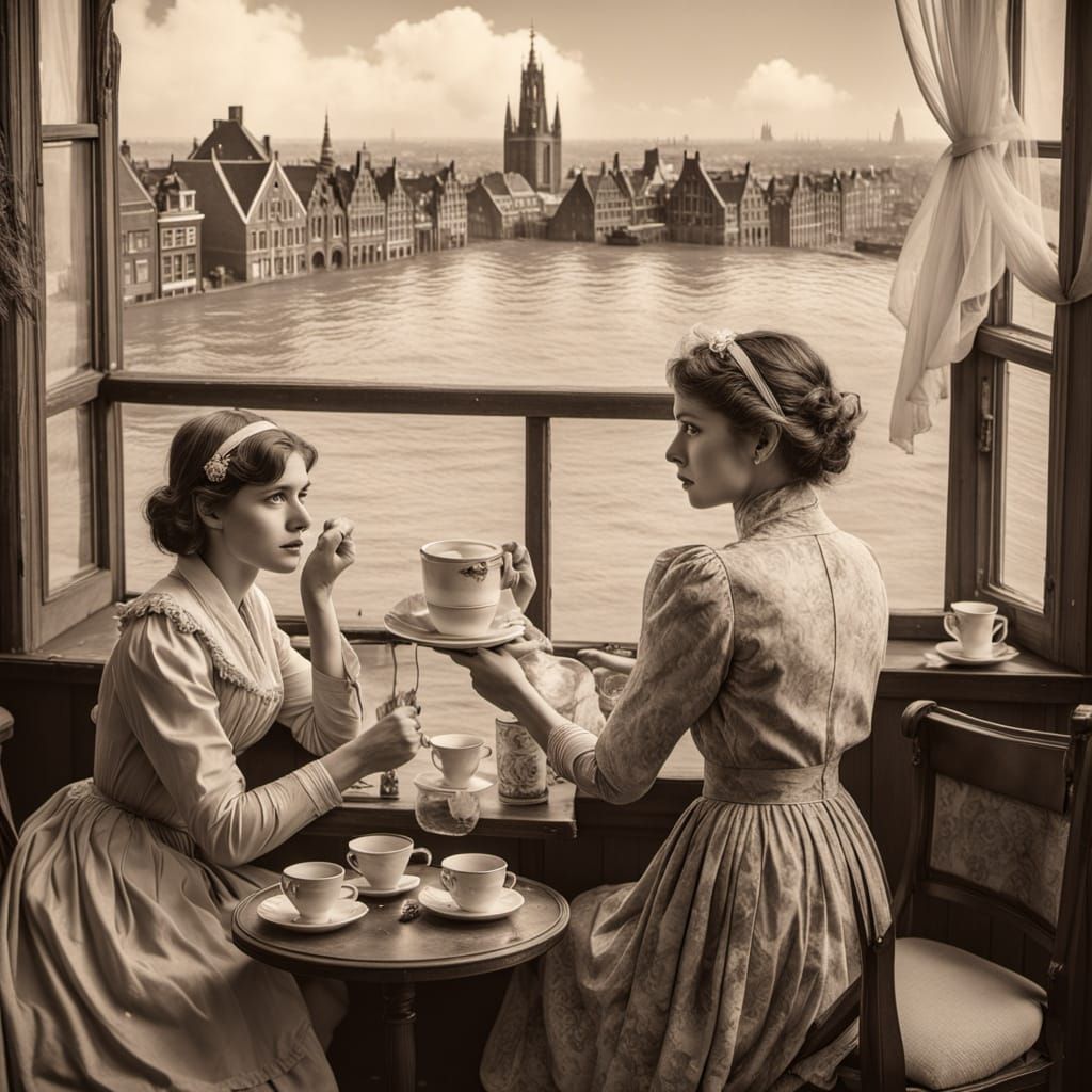 Dramatic Film Noir: Flood Rescue in Utrecht