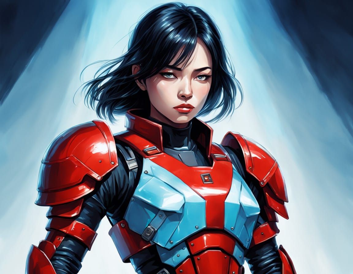 Glamorous Space Warrior Unveiled