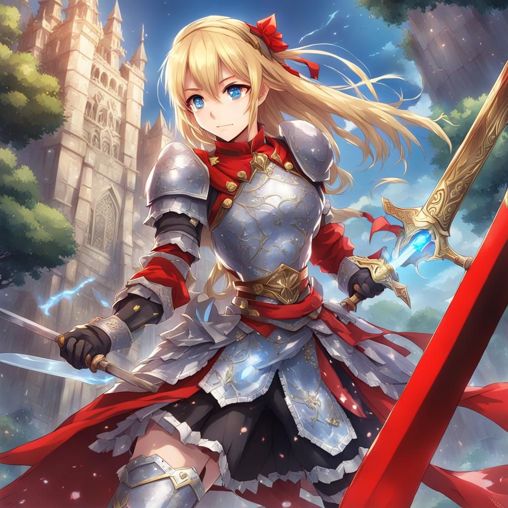 Armored Maid in Fantasy World: Anime Style