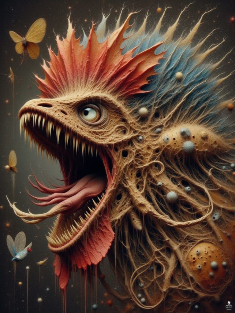 When Hens Grow Teeth: Surreal AI Art