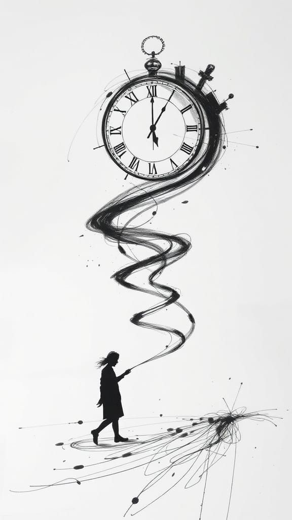 Expressive Silhouette Merges Time, Water, and Human in Loose...