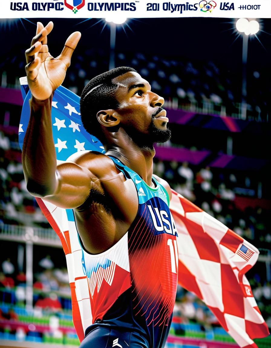 USA Olympics Poster Art