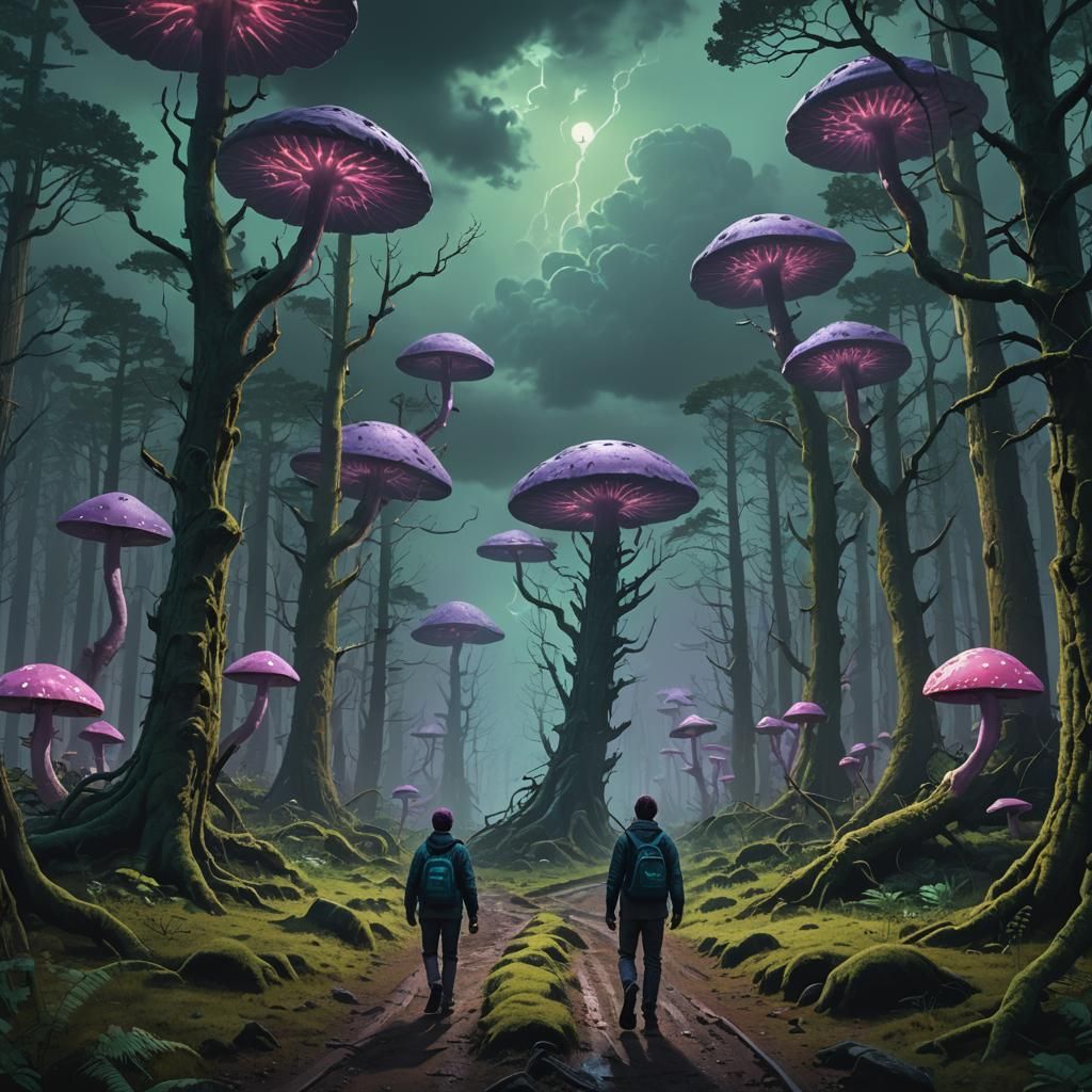 Troubled Youth Runs Through Mystical Forest