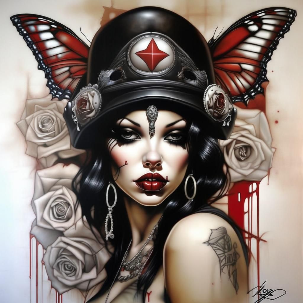 Brian Viveros Style Female Portrait