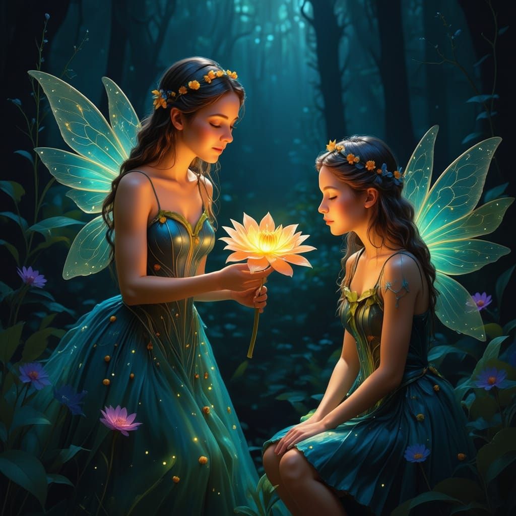 Faeries in the garden