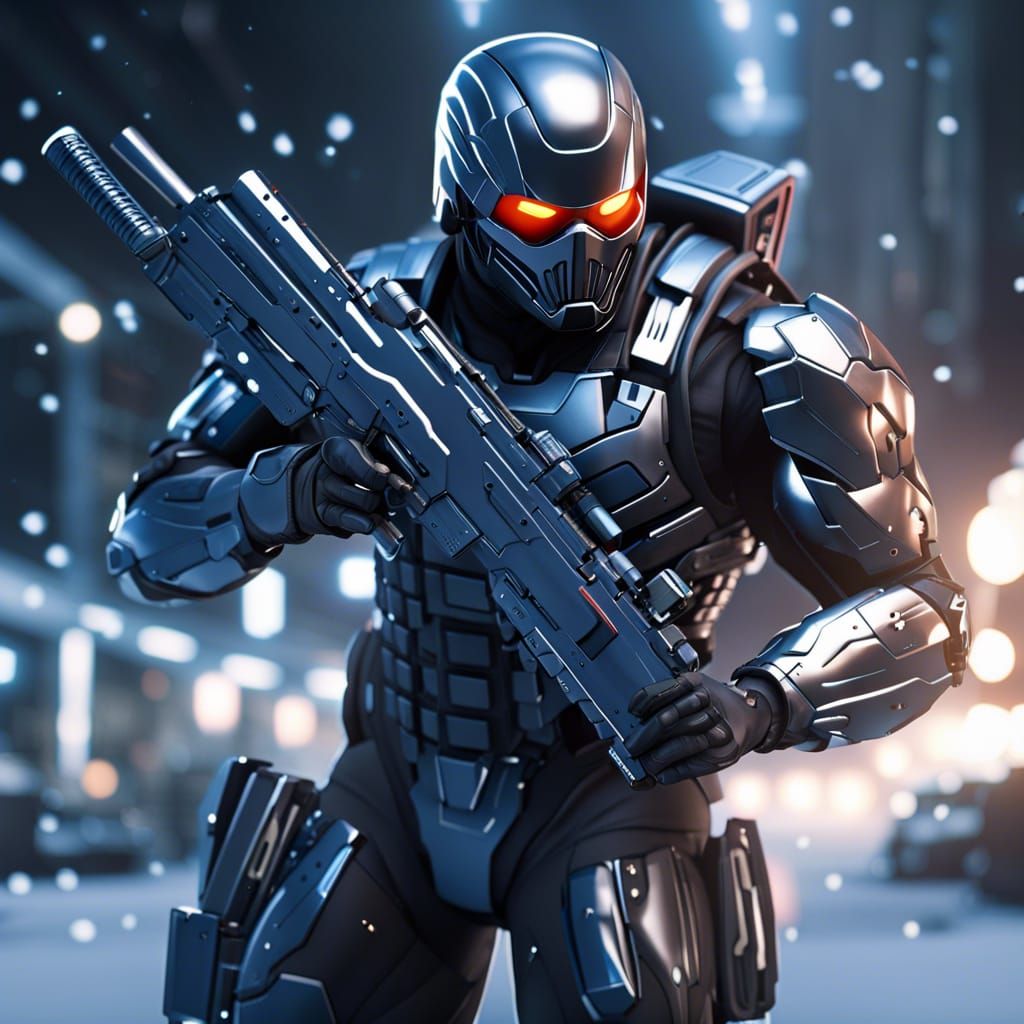 Epic Mecha suit Winter soldier 😎🤘