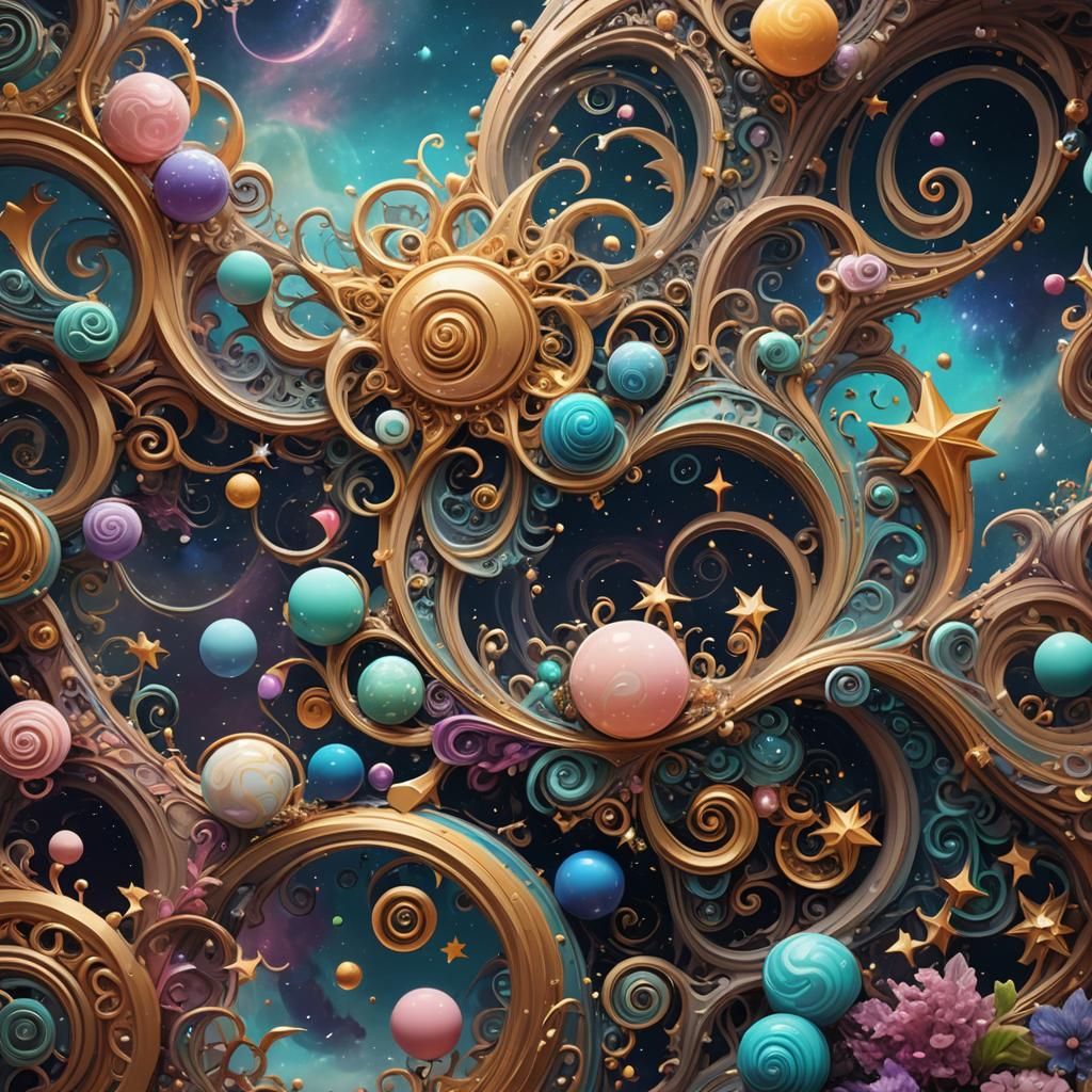 Grasshoppers, Stars, and Swirls: Fantasy Concept Art