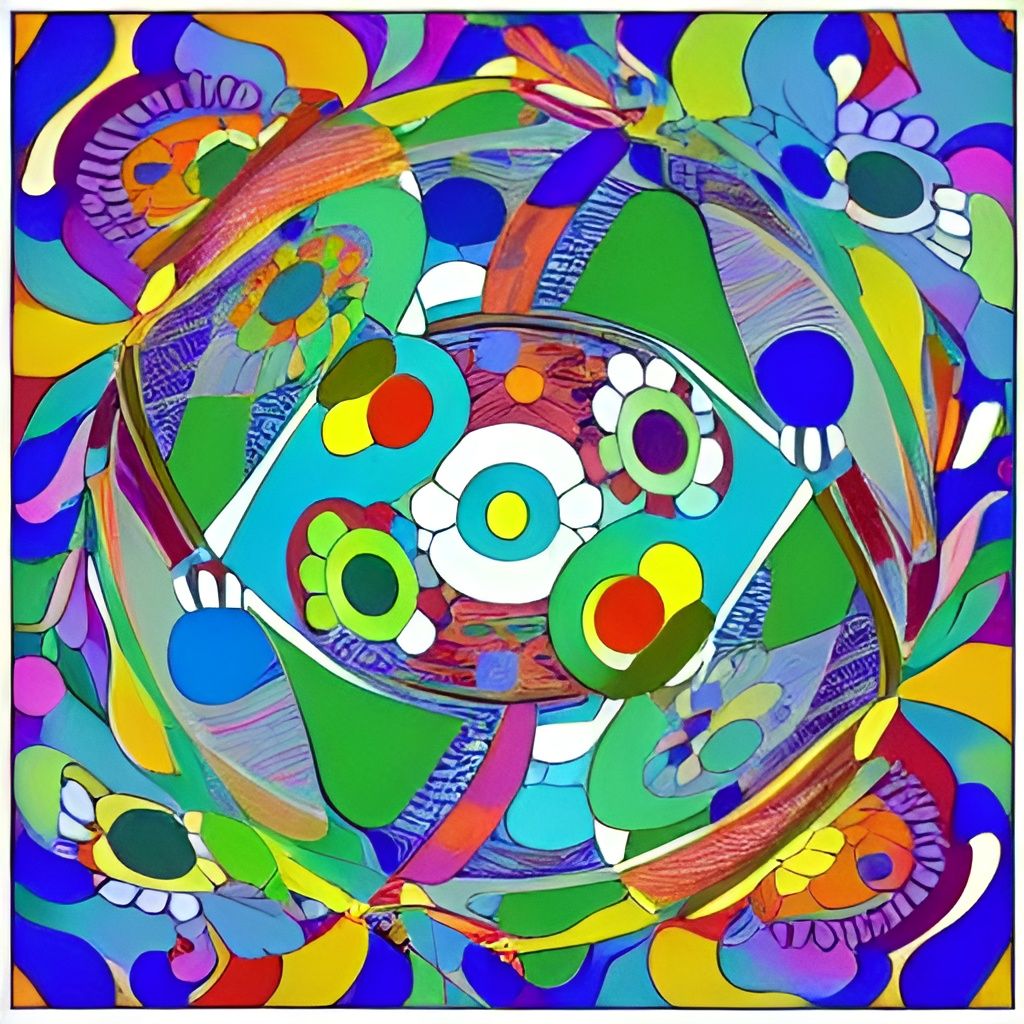 Kaleidoscopic Garden Inspired by Murakami
