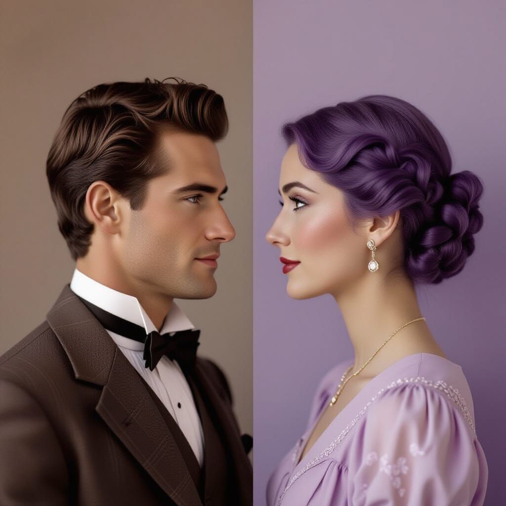 Past Meets Future: A Symmetrical Portrait