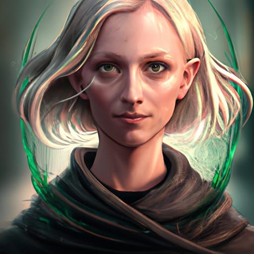 Gryffindor Twin Sister Portrait in Artgerm Style