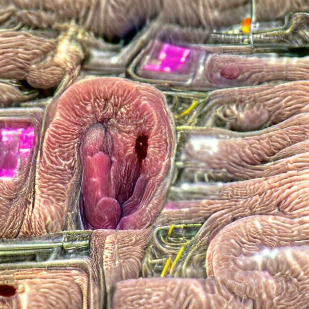 AI Image of the Letter V and Science