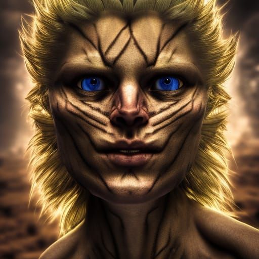 Fitness Warrior in Fantasycore Style