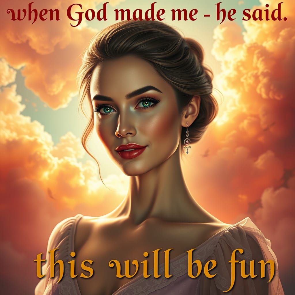 Ethereal Beauty in Vibrant Dreamscape