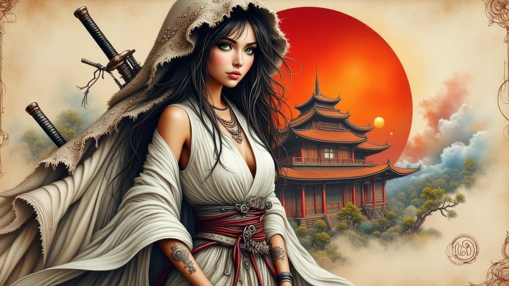 <lora:Zentangled:1.0> <lora:Whimsical:1.0> <lora:Hand Drawn ...