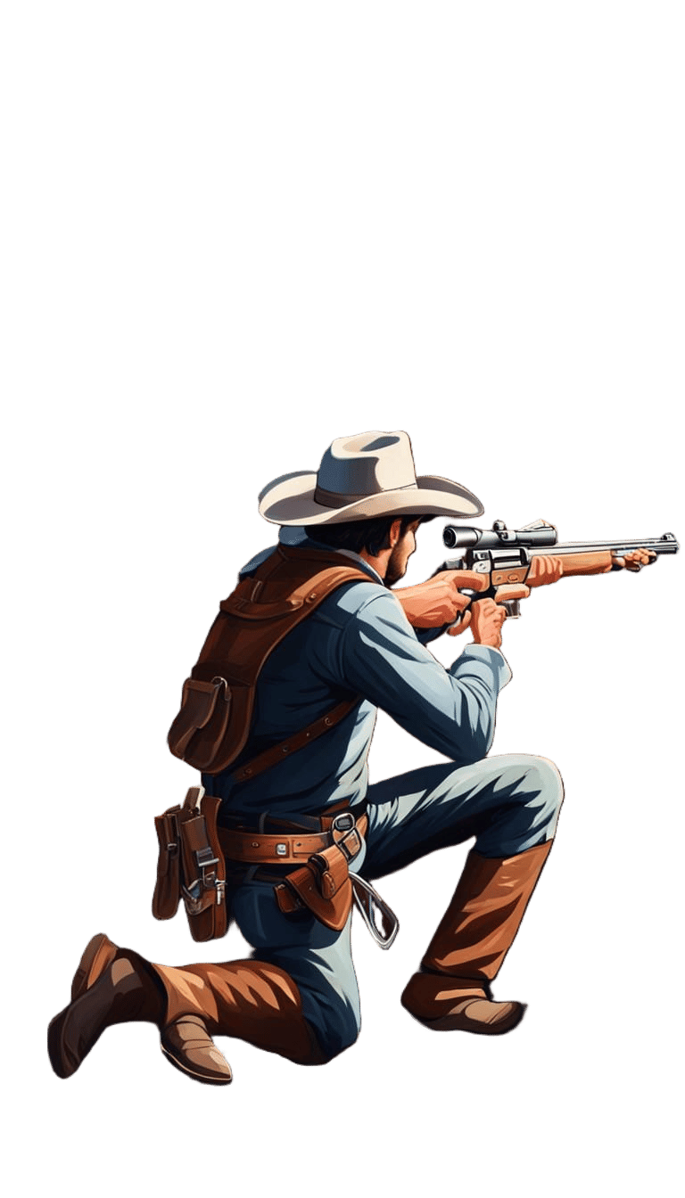 Cowboy Defends Property Against Raiders