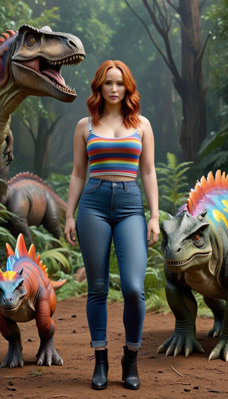 Colorful Friends in a Prehistoric Land