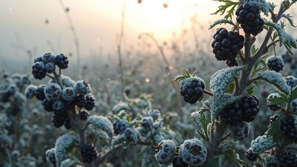Blackberries at Dawn: Award-Winning Nature Photography