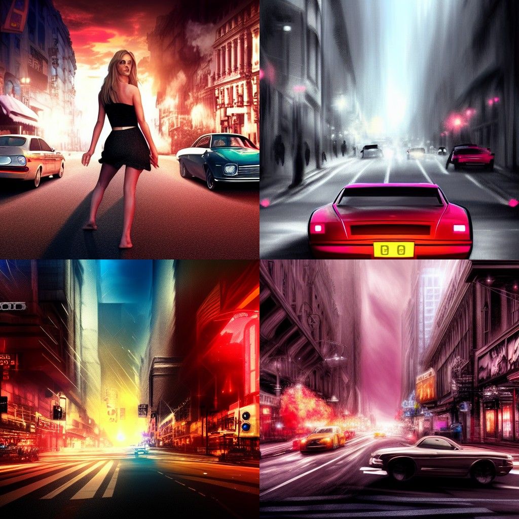 Magnificent Movie Star Concept Art in Digital HDR