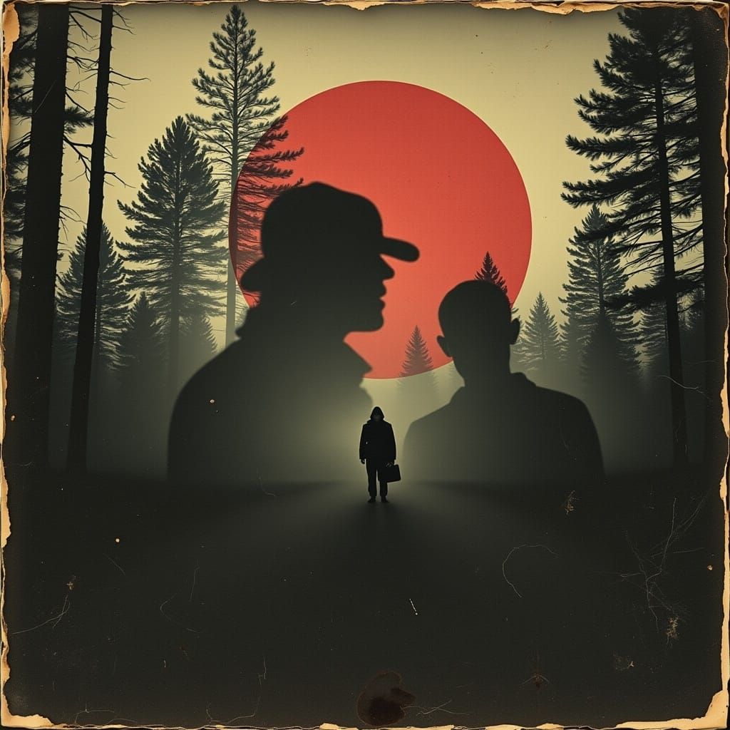 Missing Person in Gritty Pine Forest Ambiance