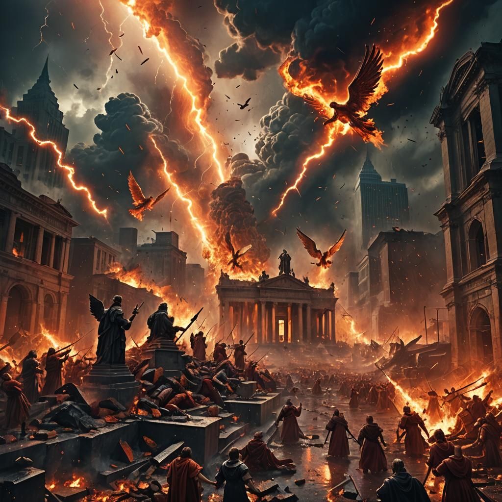 Biblical Apocalypse: Angels of Fire and Brimstone