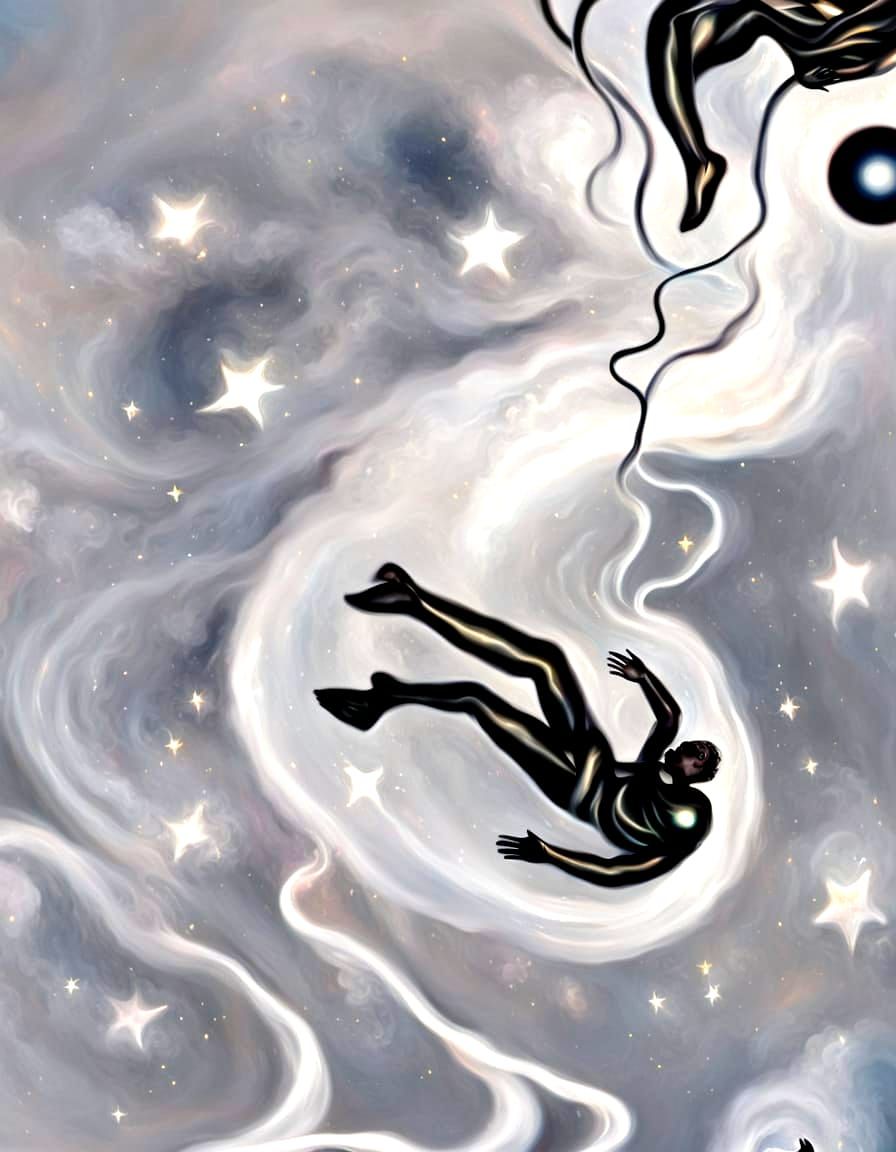 Orbiting Celestial Body in Deep Space