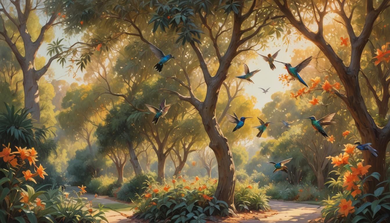 Imagining a scene from Chapter 11 of Gerald Durrell's book "The Drunken Forest"