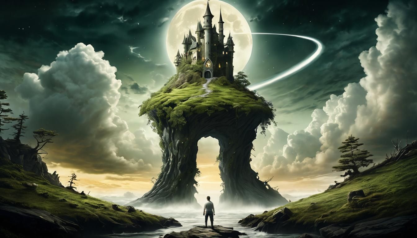 Jack and the Beanstalk: Surreal Cloud Portal