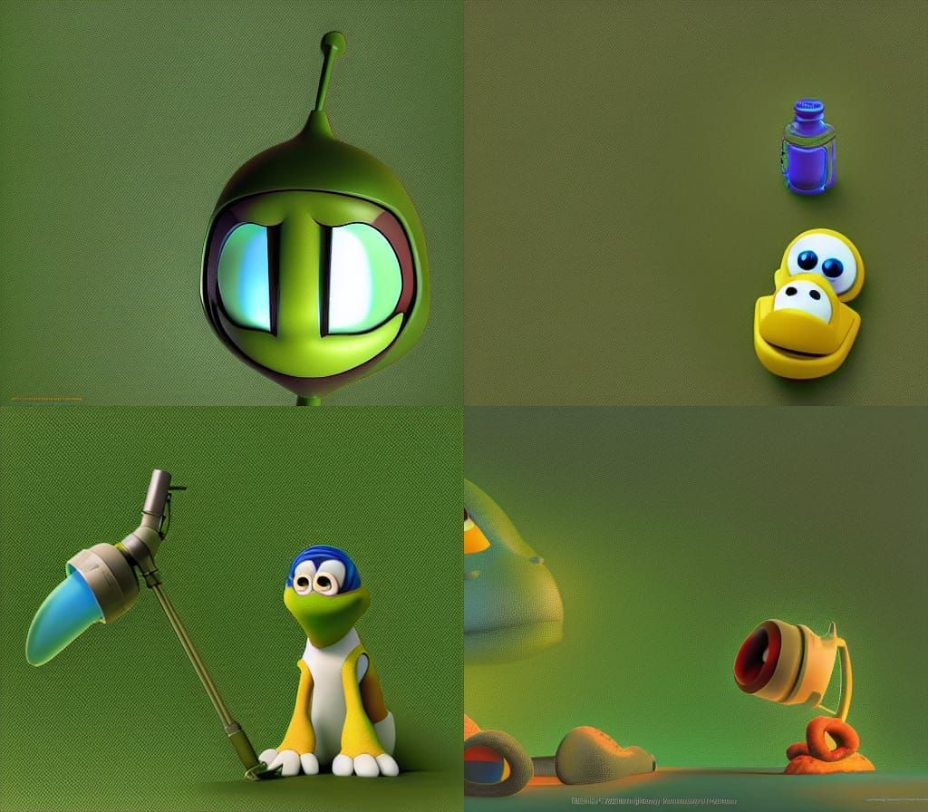 Pixar Disney Style 3D Digital Art