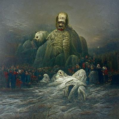 Horrific Russia in Dark Fantasy Style
