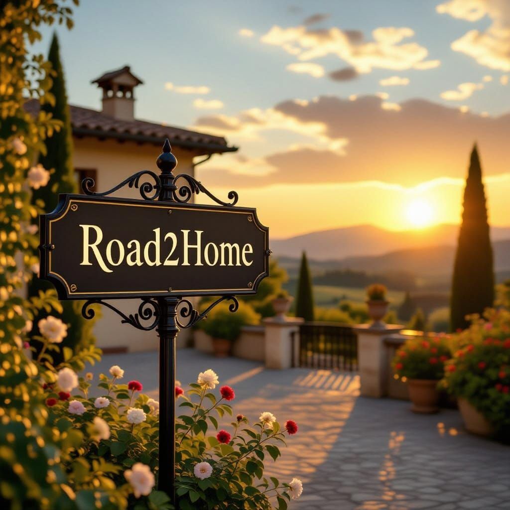 Luxury Italian Villa at Golden Hour by Road2Home