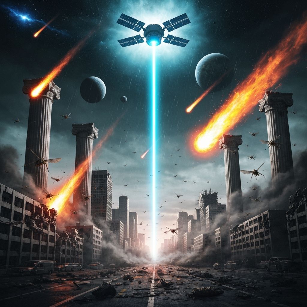 X-Ray Laser Destroys City in Post-Apocalyptic Landscape