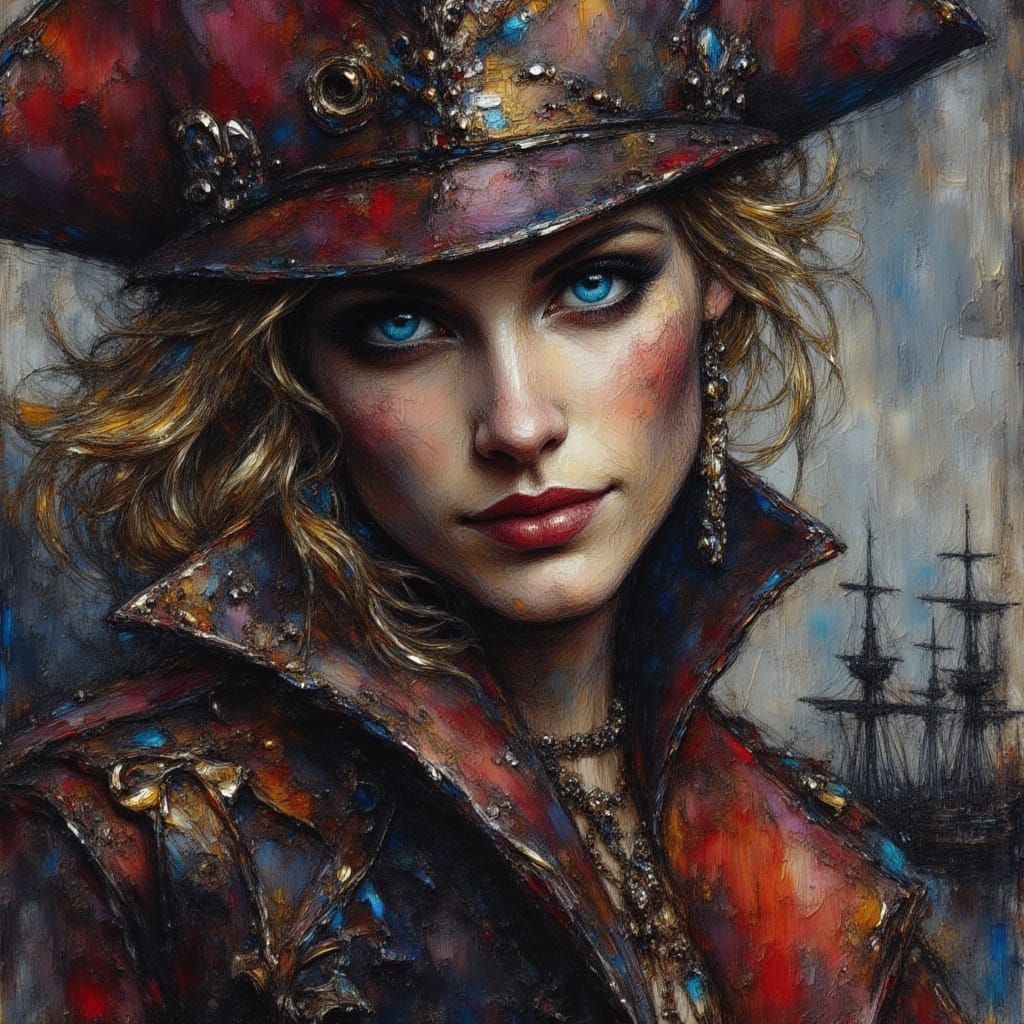 Pirate Sketch in Style of Old Masters