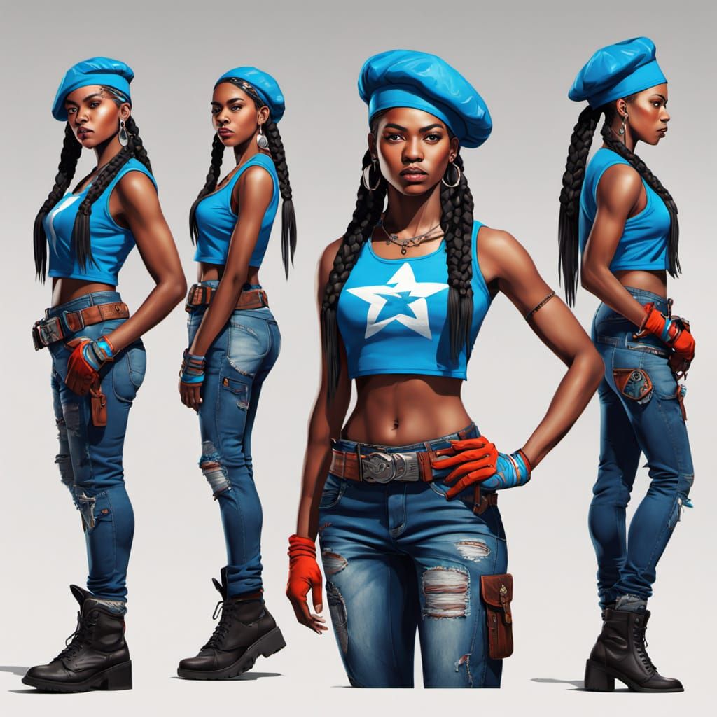 Strong Female Protagonist in Urban Latin American Gang Unifo...