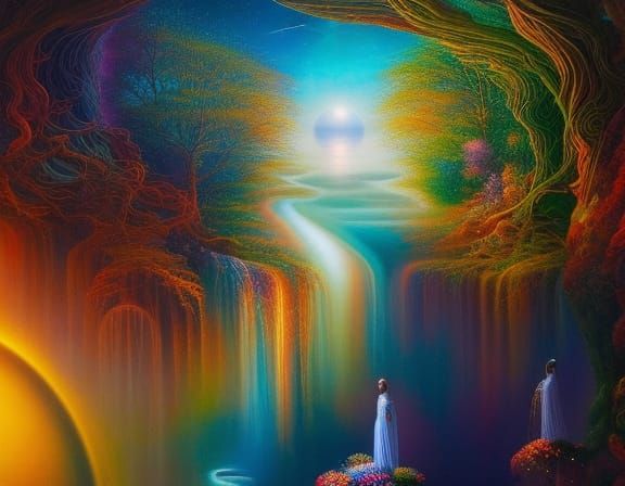 Surreal Transformation in Richly Detailed Particulate Style