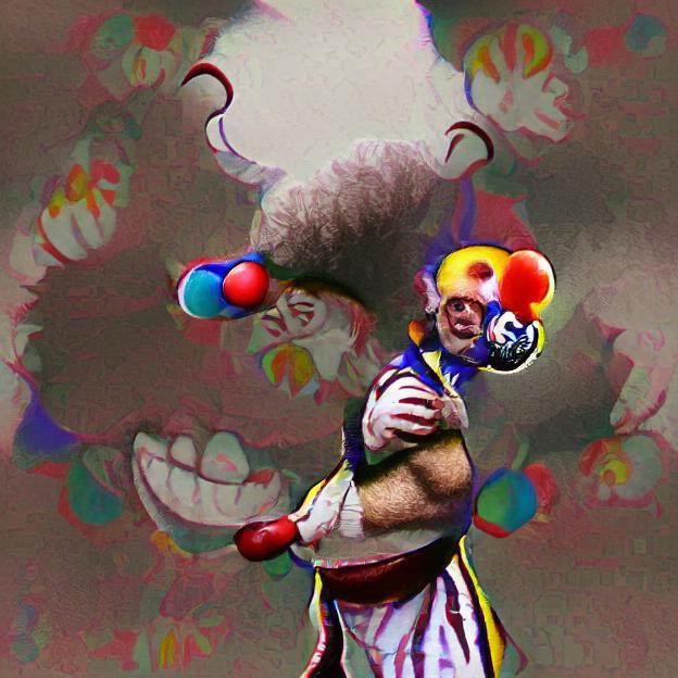 Clown Image Generated by AI