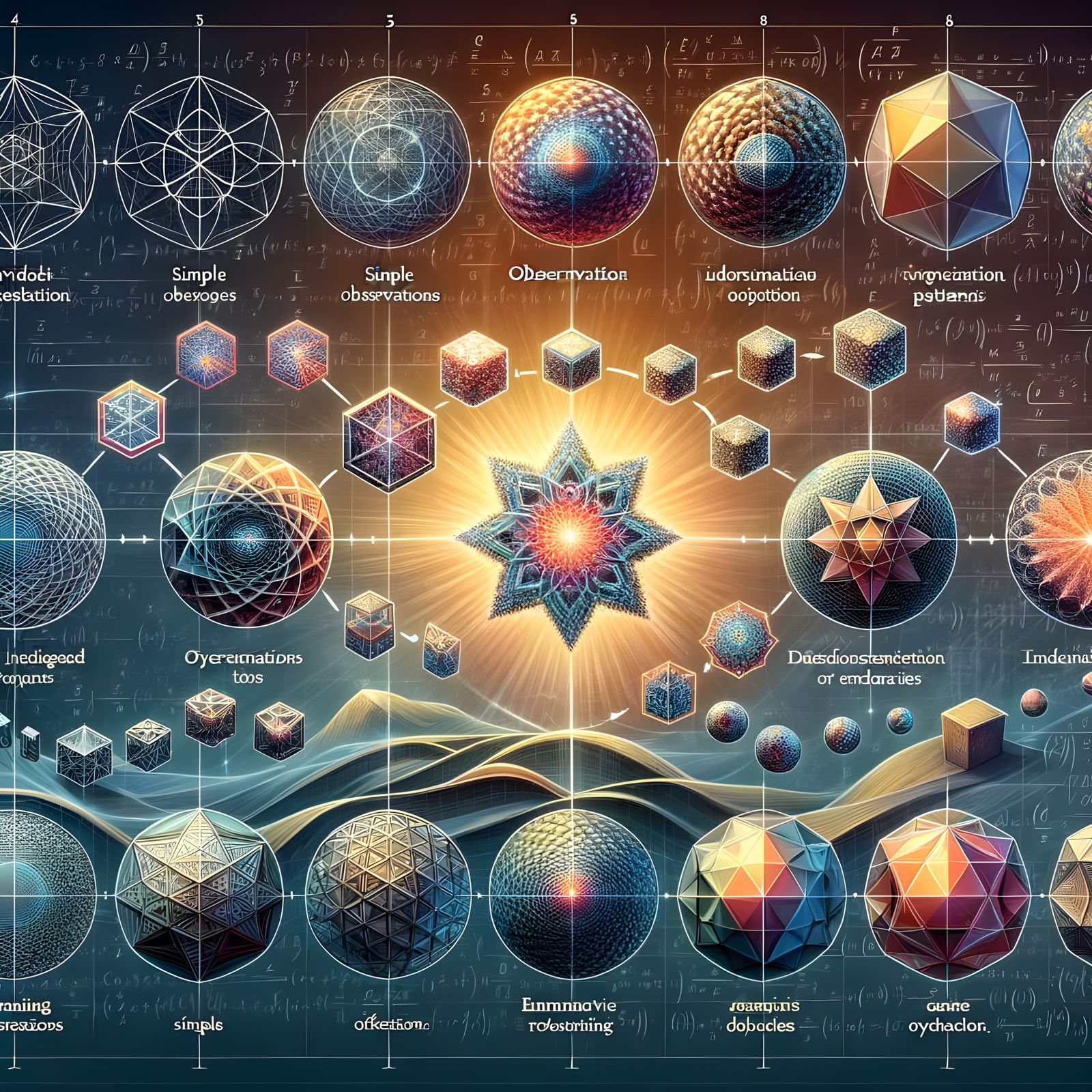 Inductive Reasoning: From Simple Shapes to Radiant Insight