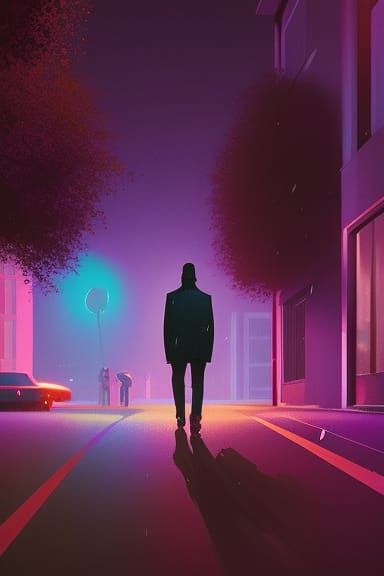 Psychedelic Data Moshed Portrait in Vibrant Colors