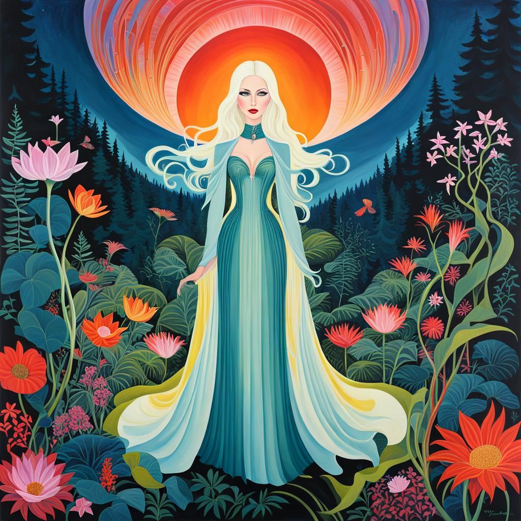 Abstract Art Inspired by Irmgard Schoendorf Welch