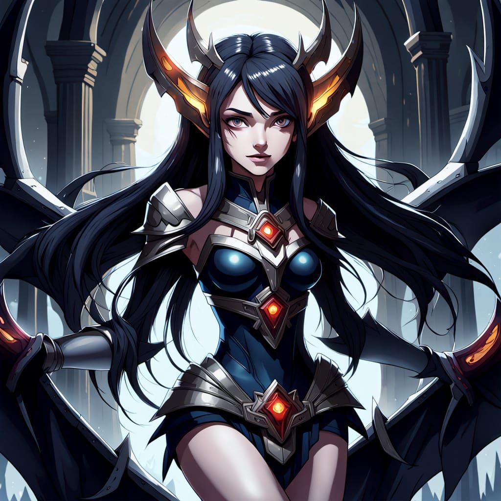 Majestic Figure Illuminated by Sunlight on Mountaintop