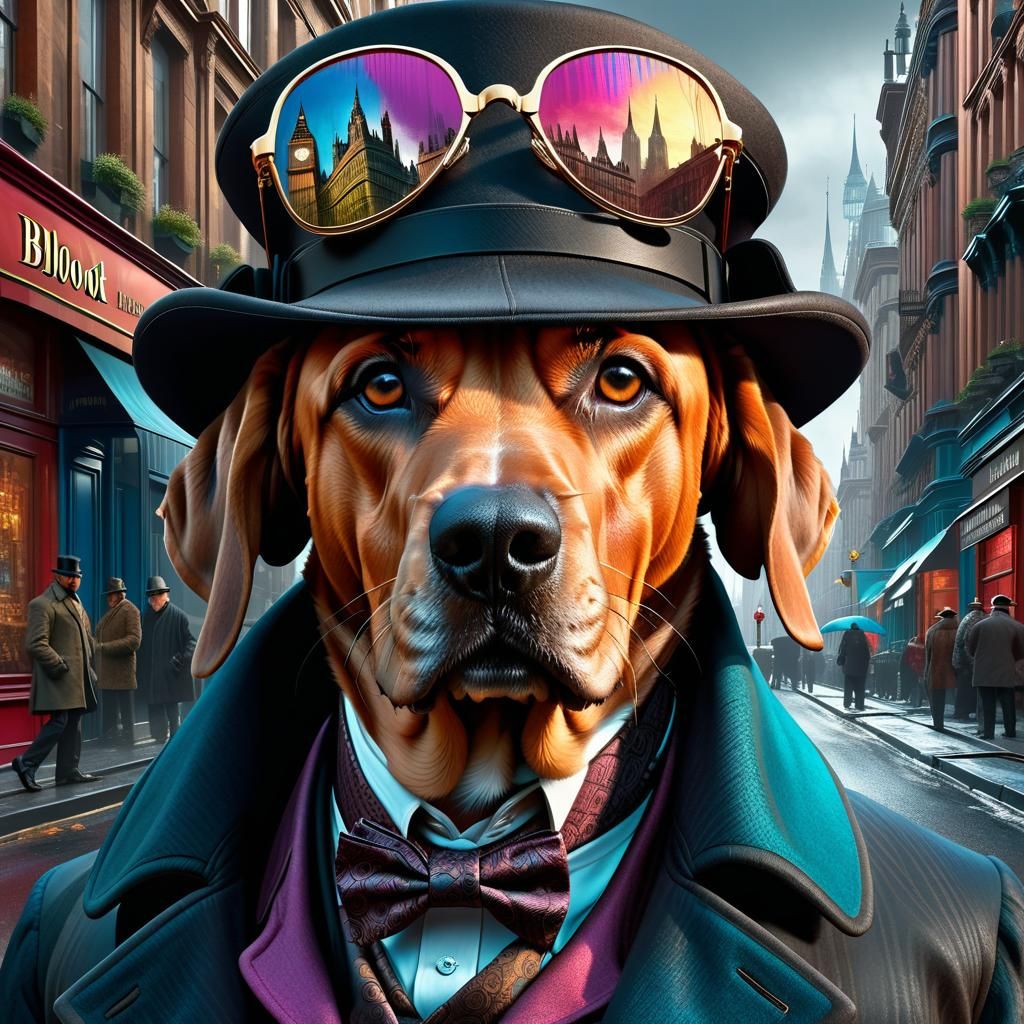 Bloodhound Sherlock Holmes