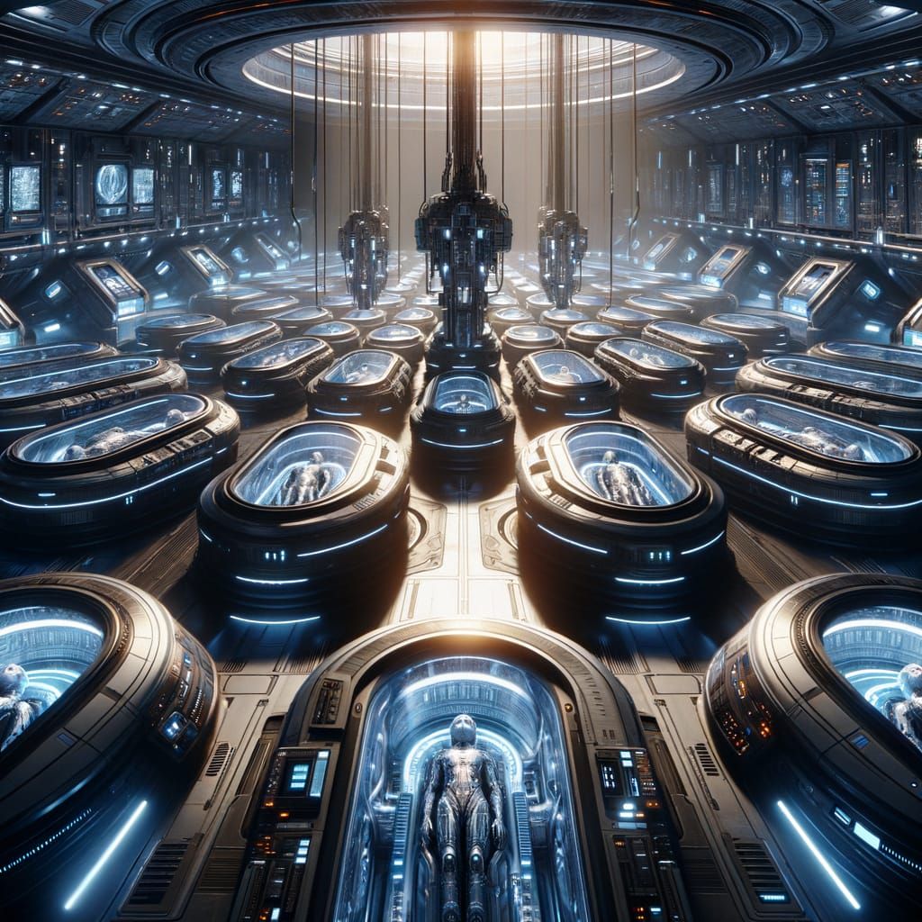 Interstellar Cryo Chamber: Suspended Animation in Space