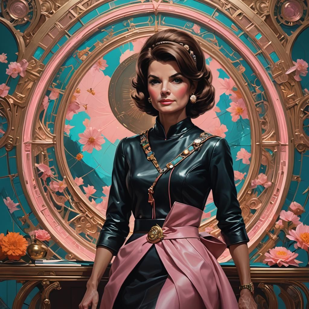 Goddess Teacher in a Hyperdetailed Digital Art Style