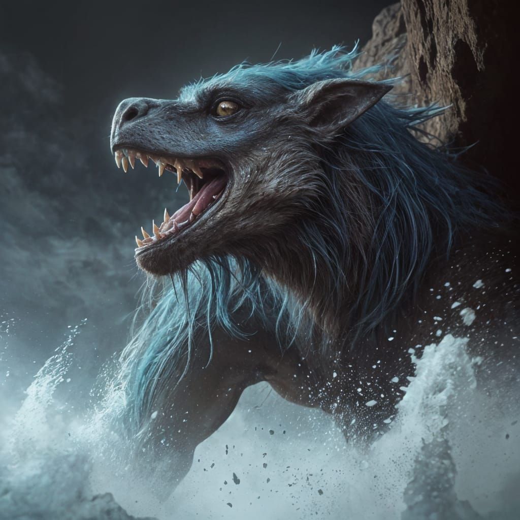 Water dragon scratching an itch...much to the dismay of the ...