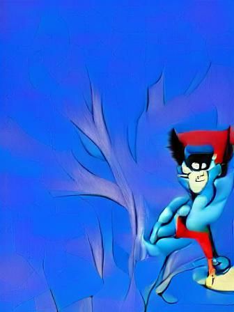 Freakazoid Superhero in Comic Book Style